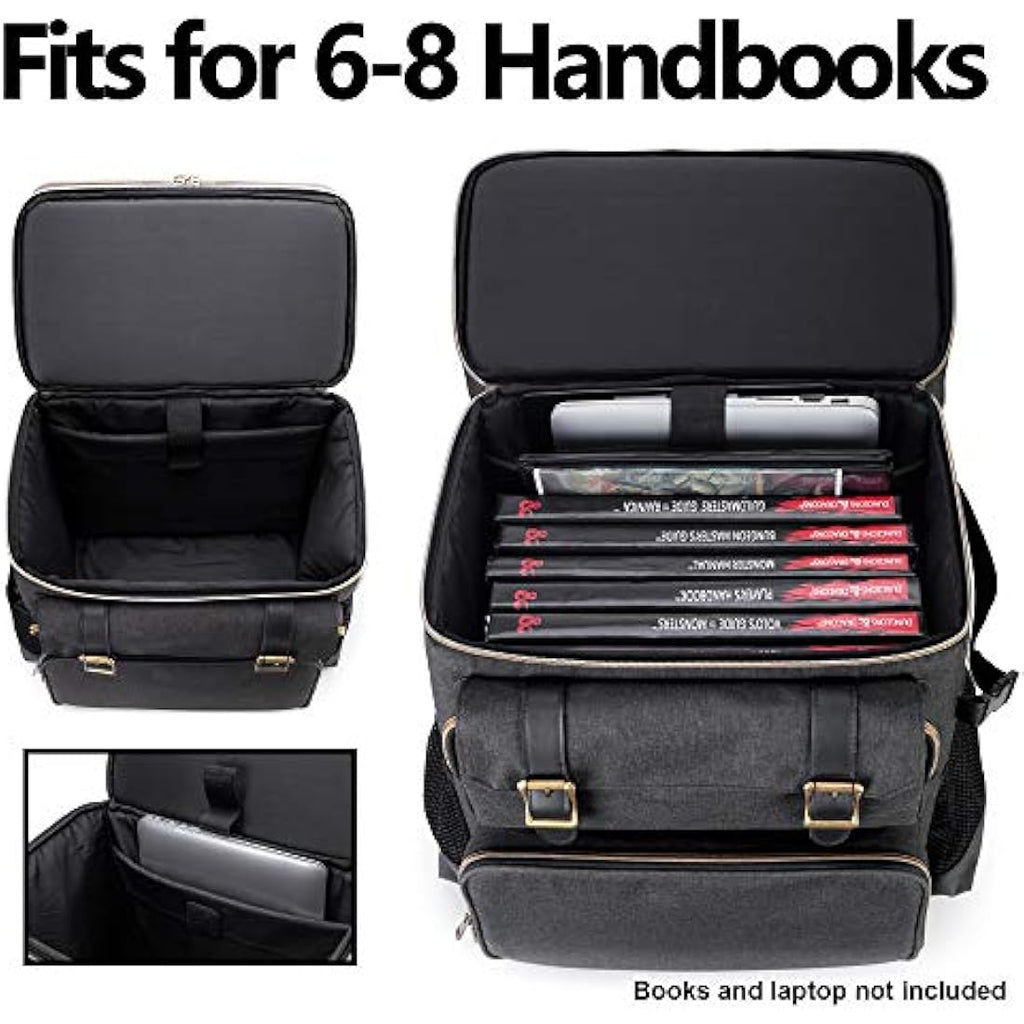 Trunab RPG Adventurer's Backpack | DnD Bag with Miniature Foam Layer