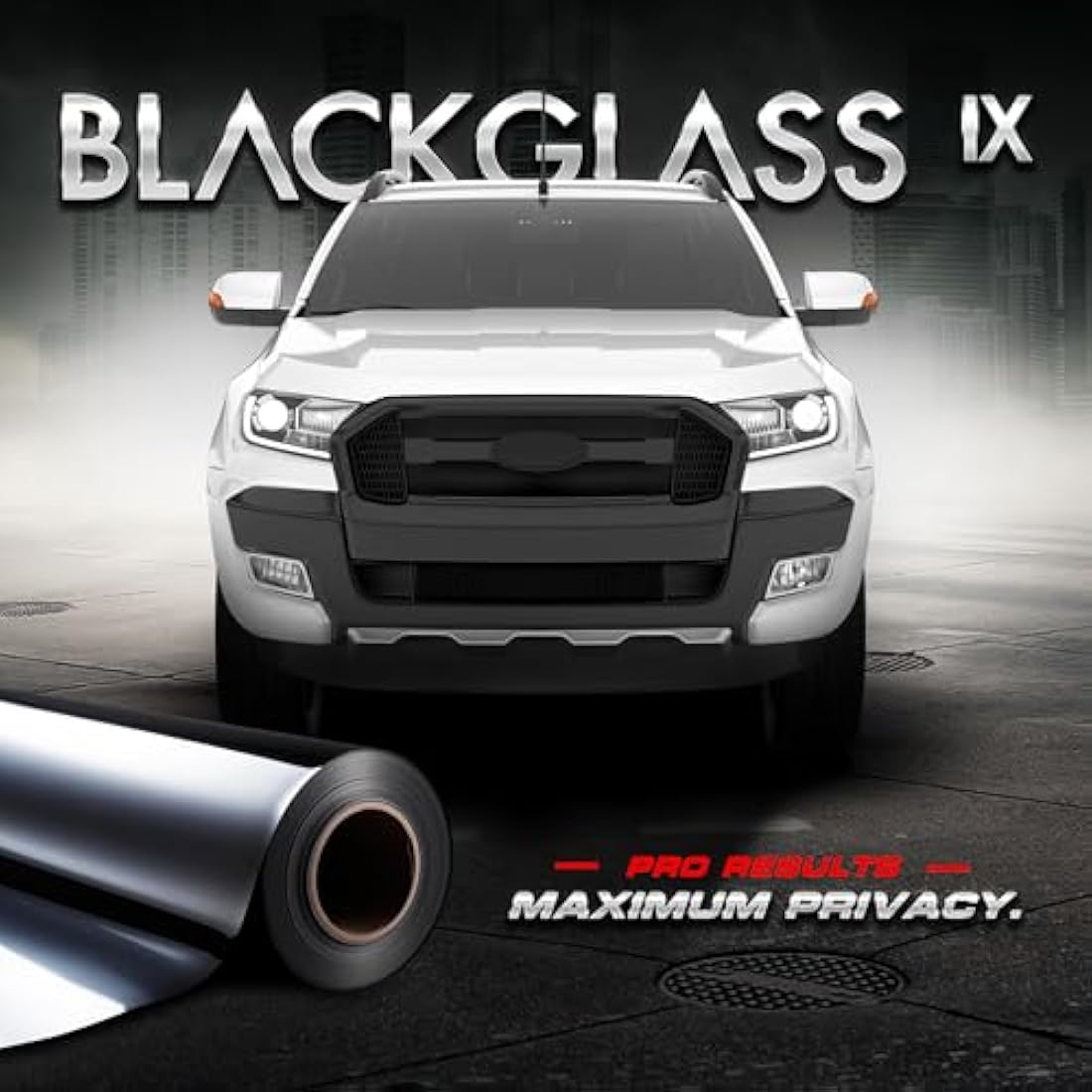 BLACKGLASS IX Car Window Tint Film | 15% Dark Smoke 2-Ply | 6m x 65cm