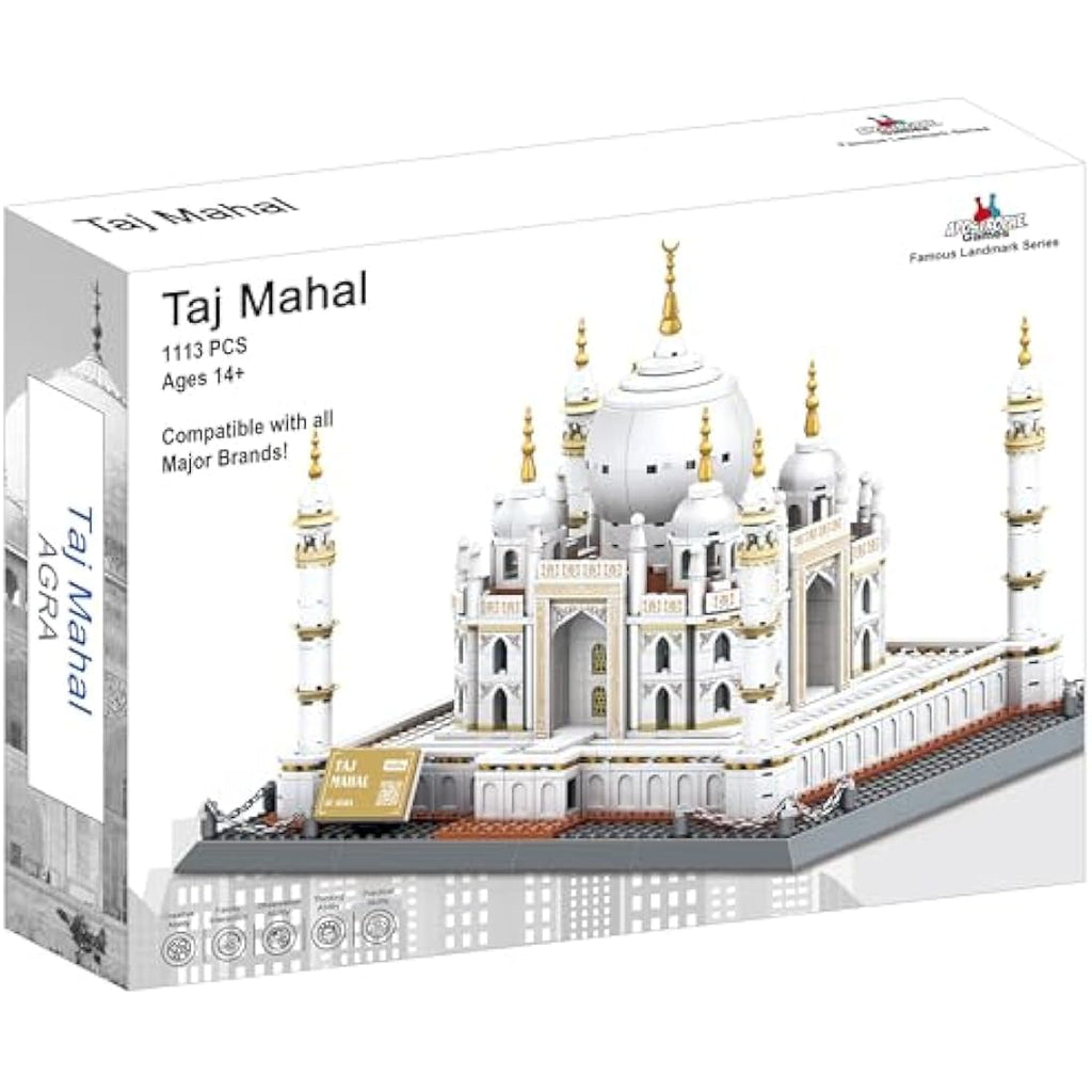 Taj Mahal Building Block Set – 1,113 Piece Architecture Kit
