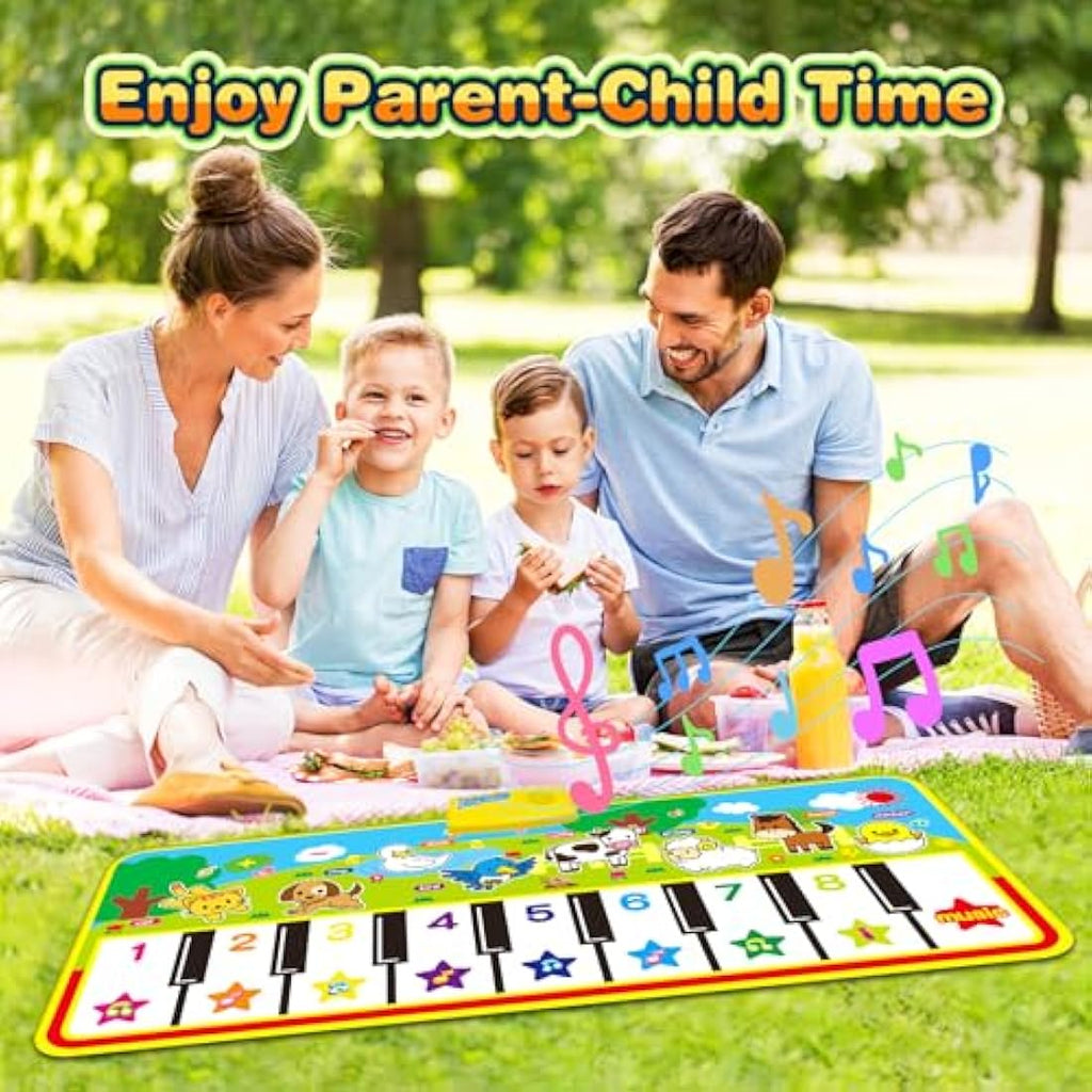 m zimoon Kids Piano Mat – Large Musical Floor Carpet for Toddlers