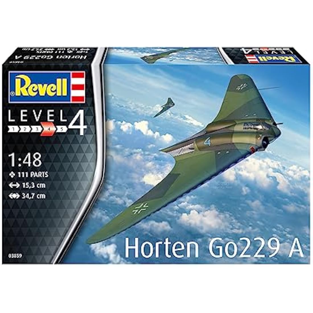 Revell Horten Go229 A Model Aircraft Kit | 1:48 Scale Plastic Model