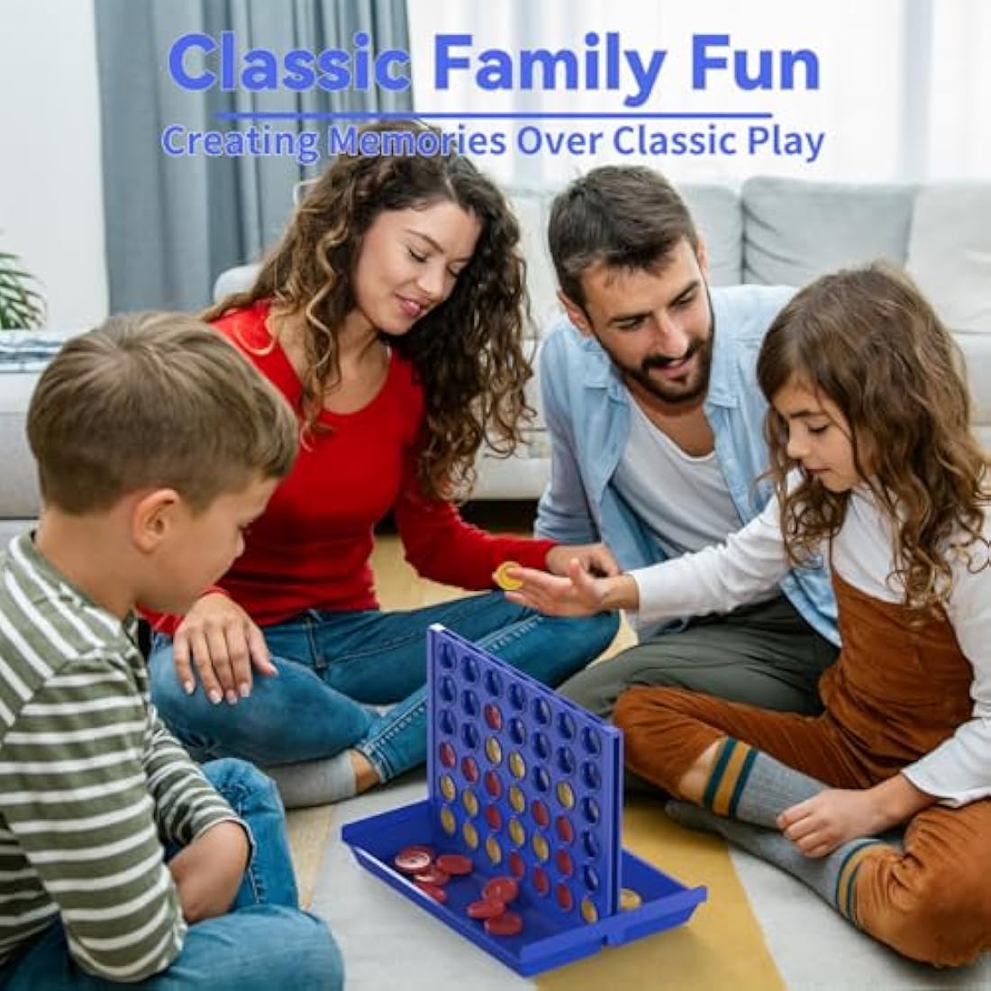 Pup Go 4 in a Row Board Game – Foldable Strategy Toy for Kids & Family