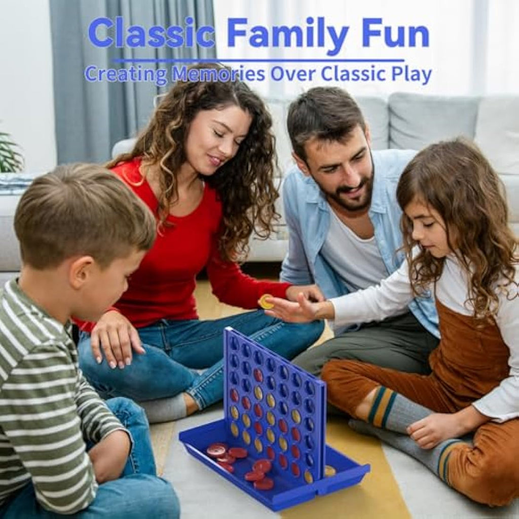 Pup Go 4 in a Row Board Game – Foldable Strategy Toy for Kids Ages 3-8