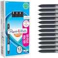 Paper Mate InkJoy Gel Pens | Medium Point 0.7mm | Black Ink | 12 Count