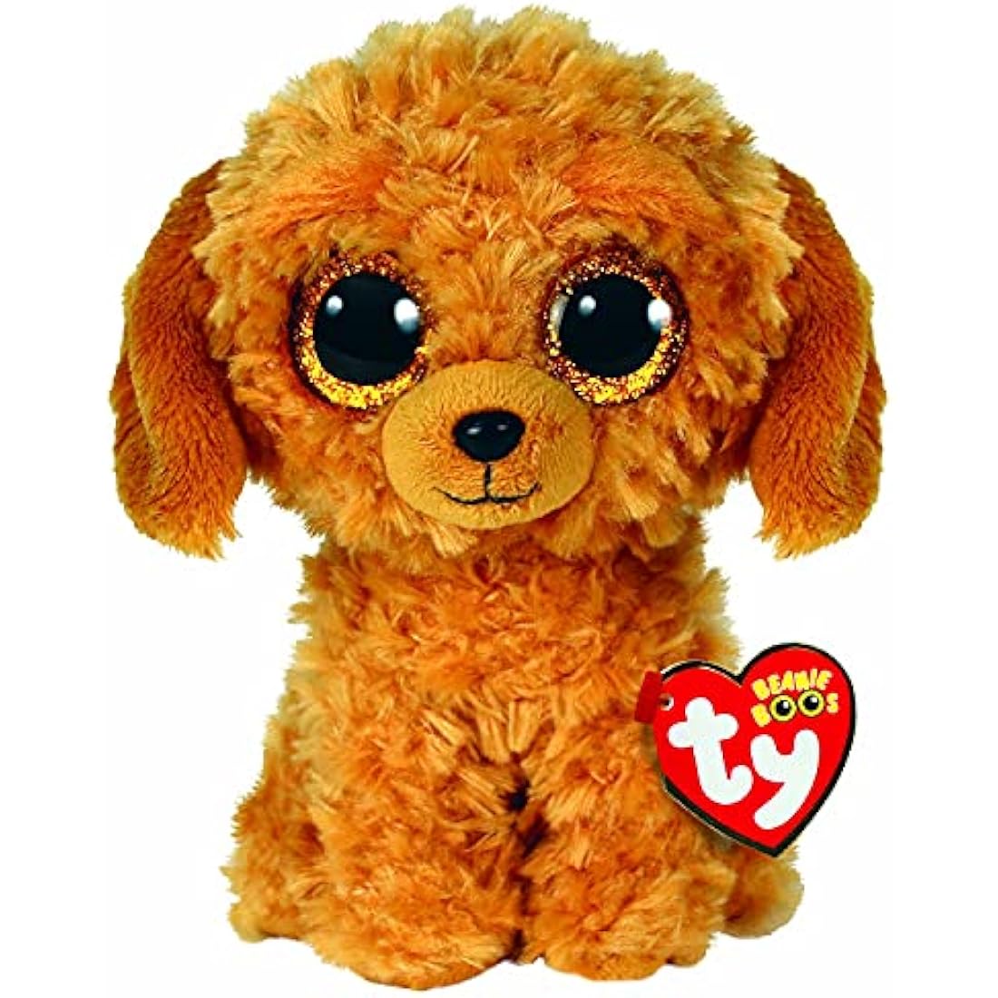 Ty Beanie Boos Noodles Labradoodle Dog - 6 Inch Golden Plush Toy