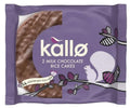 Kallo Belgian Milk Chocolate Rice Cake Thins - Gluten Free (30 x 33g)