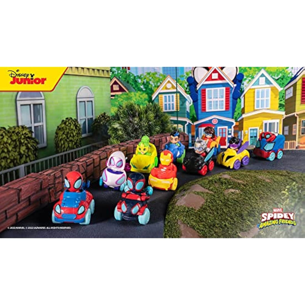 Marvel Spidey and His Amazing Friends 10-Pack Mini Vehicles Set