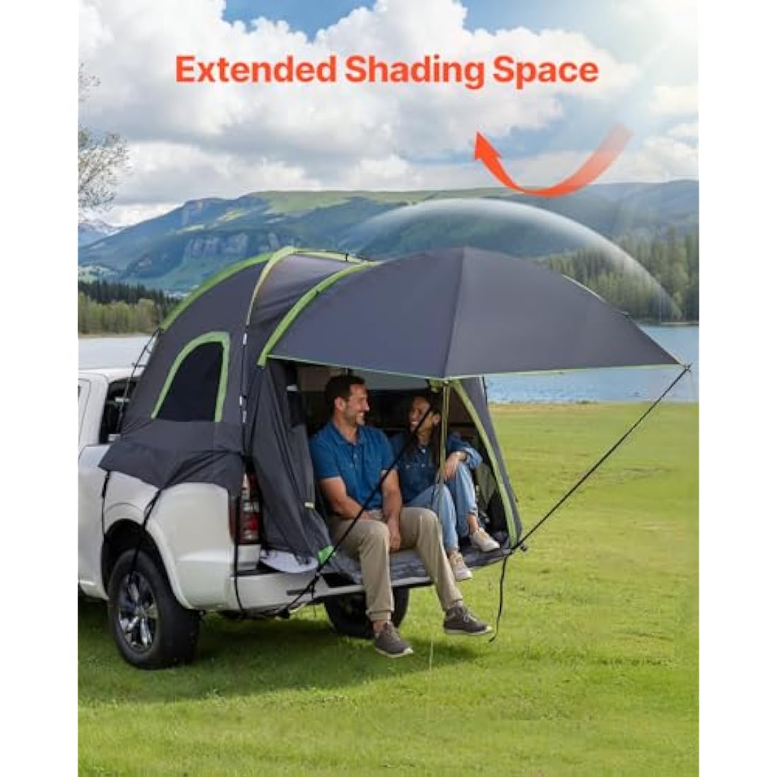 VEVOR Truck Bed Tent | Waterproof PU2000 SUV Camping Tent with Awning