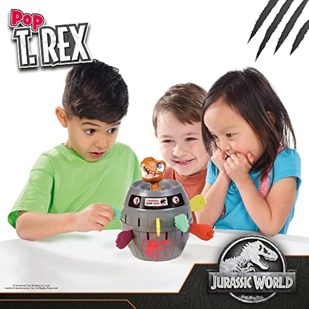 TOMY Pop Up Trex Dinosaur Action Game – Family & Preschool Toy
