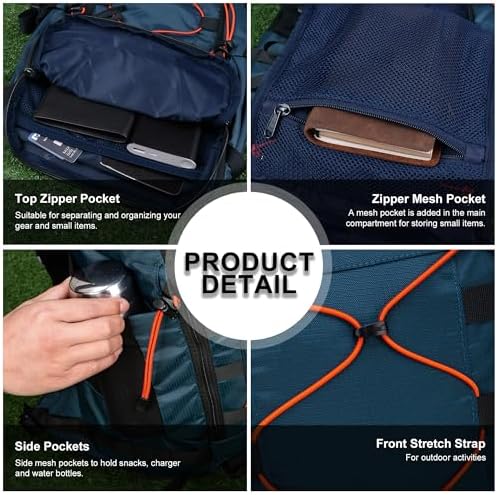 MOUNTAINTOP 35L Hiking Backpack | Lightweight Trekking Daypack
