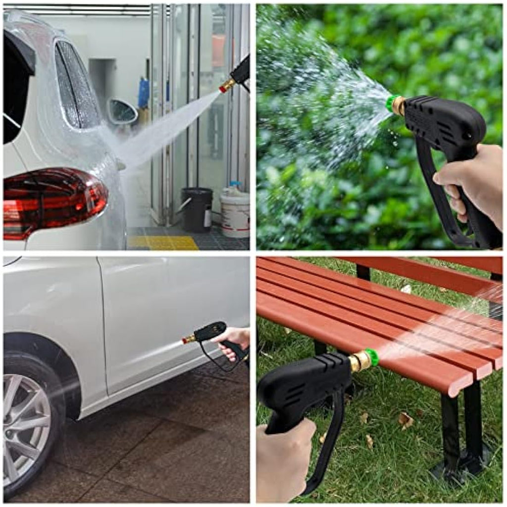 4000PSI Pressure Washer Gun with 5 Nozzle Tips & M22 Adapter