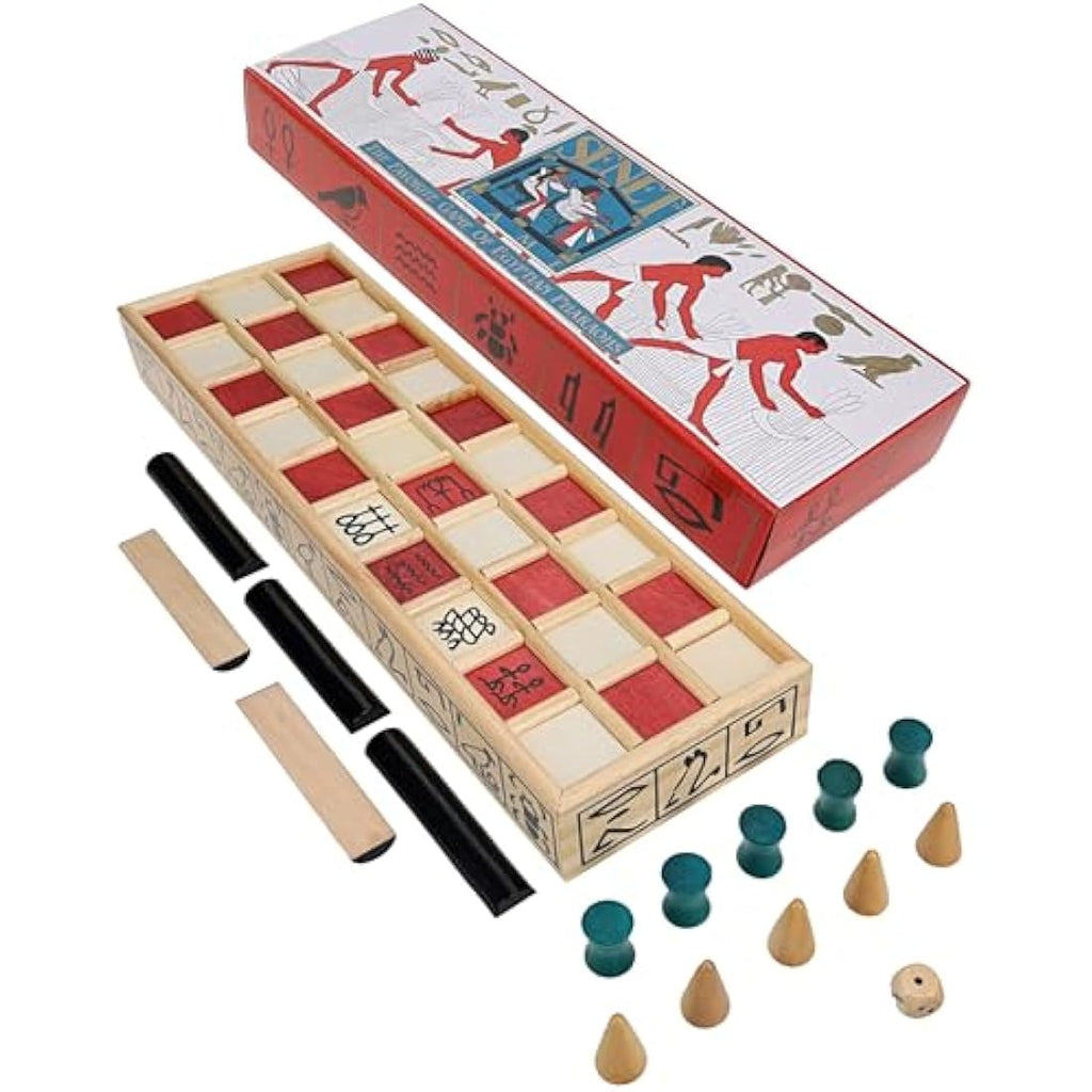 Senet Ancient Egyptian Board Game | Jolof Store Wooden Strategy Set