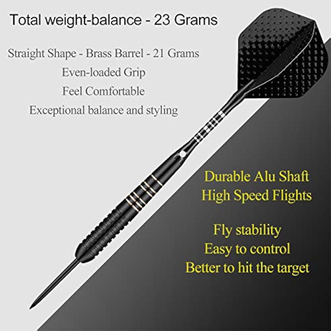 Sanfeng Steel Tip Darts Set – Professional Brass Barrels with Accessories