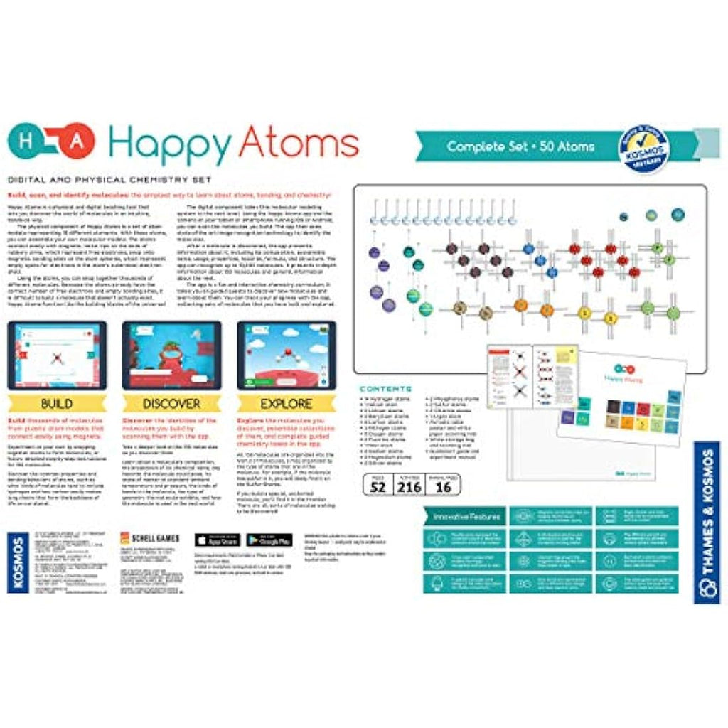 Happy Atoms Full Set – Jolof Store Molecular Modeling STEM Science Kit