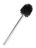 WENKO Spare Toilet Brush | Matt Stainless Steel Handle | Black Head