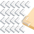 Transparent Table Corner Protectors – 20 Pack Baby Safety