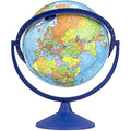 TopGlobe 30cm Educational World Globe – 360° Rotating Desktop Map