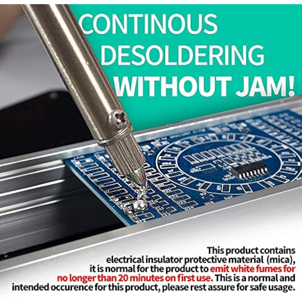 YIHUA 929D-V Electric Desoldering Iron | Solder Sucker Kit with UK Plug