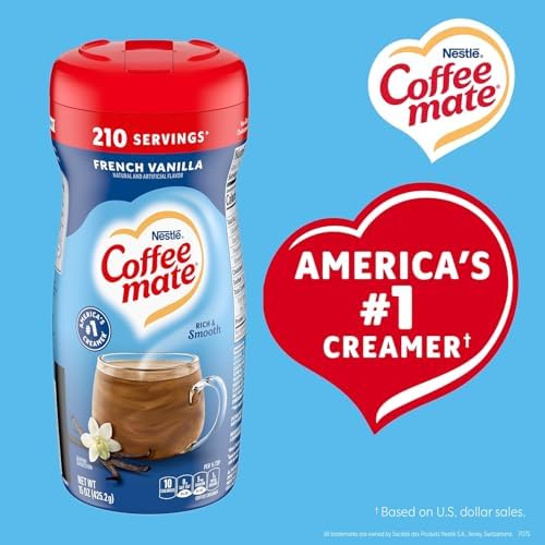Coffee-Mate French Vanilla Powdered Coffee Creamer - 425g Canister