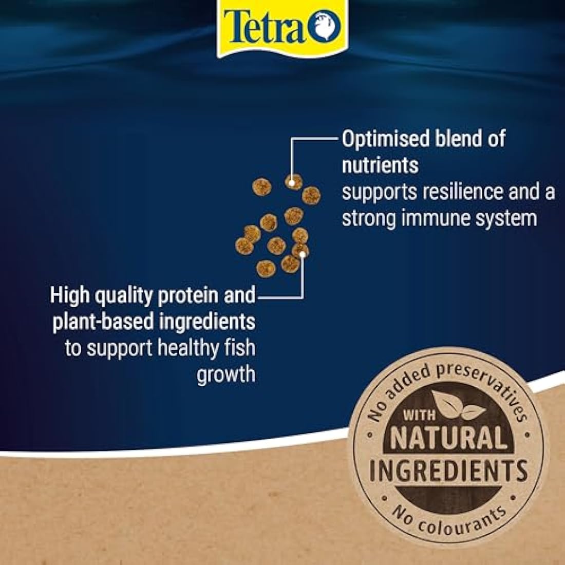 Tetra Goldfish Food Granules – Complete Nutrition for Small Fish, 80g
