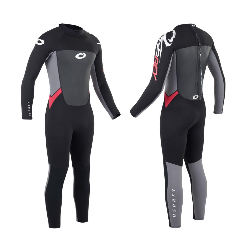 Osprey Men's 3mm Neoprene Full Length Summer Wetsuit - Red Origin