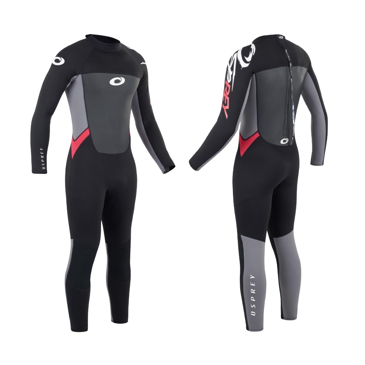 Osprey Men's 3mm Neoprene Full Length Summer Wetsuit - Red Origin