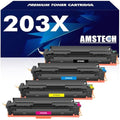 HP 203X Compatible Toner Cartridges for M281fdw M254dw | 4-Pack