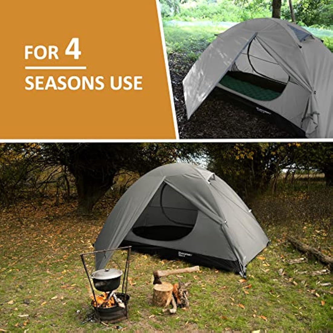Bessport Ultralight 1 Person Camping Tent – Waterproof Backpacking Dome