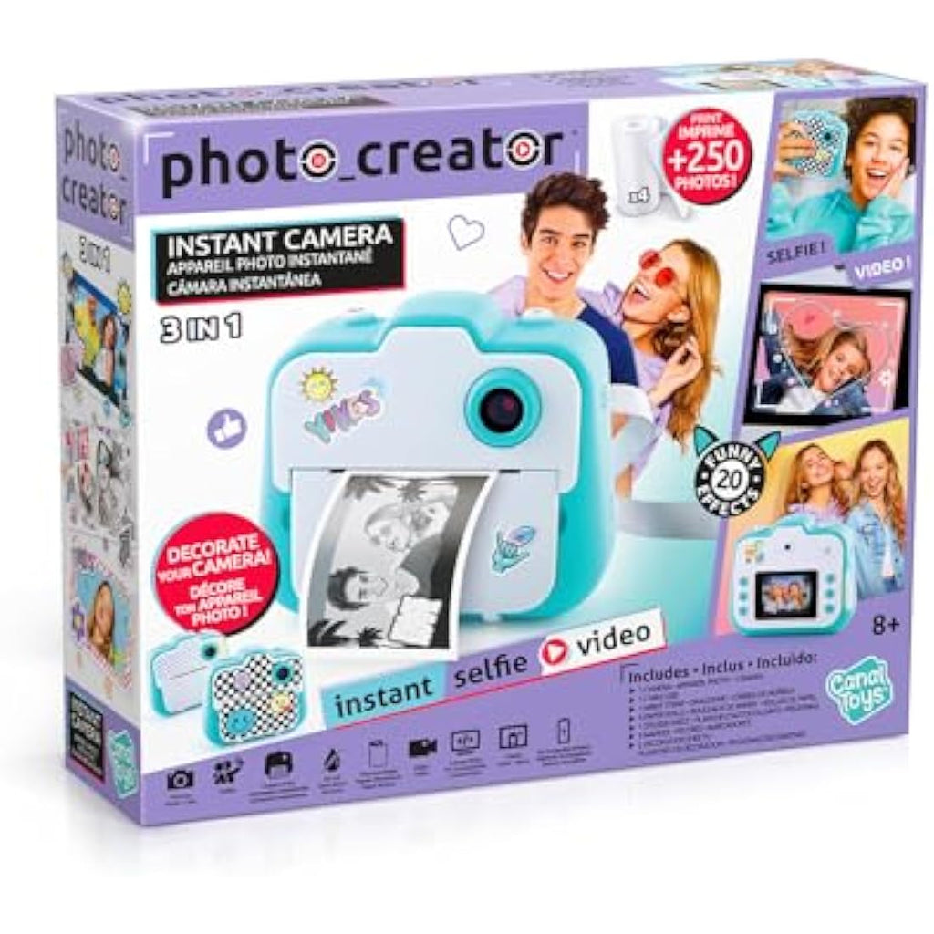 Studio Creator Kids Instant Digital Camera with Printer & 4GB SD Card
