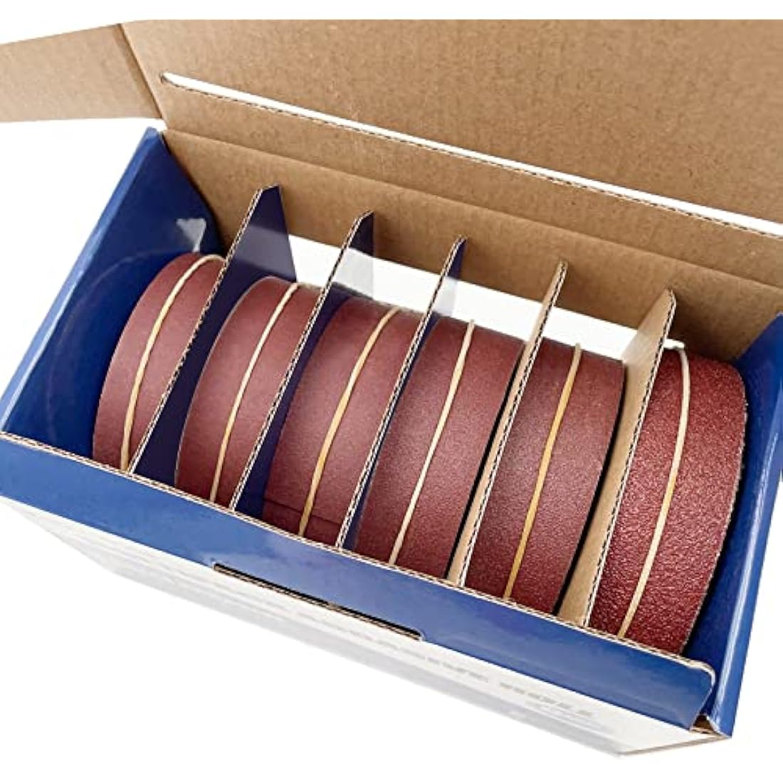6-Roll Sandpaper Set – 80-600 Grit Aluminum Oxide Emery Cloth