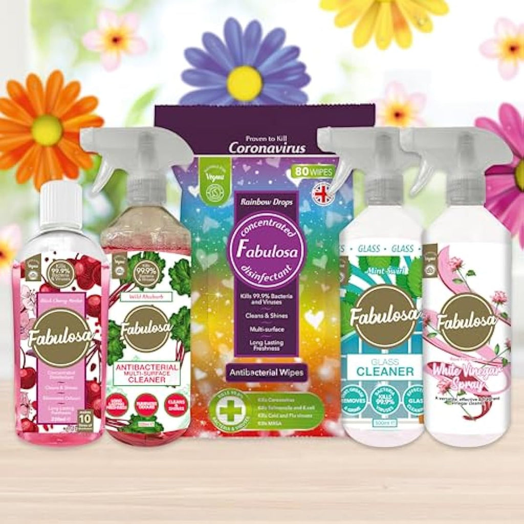 Fabulosa Antibacterial Kitchen Cleaner Spray, Winter Angel, 500ml - 9 Pack