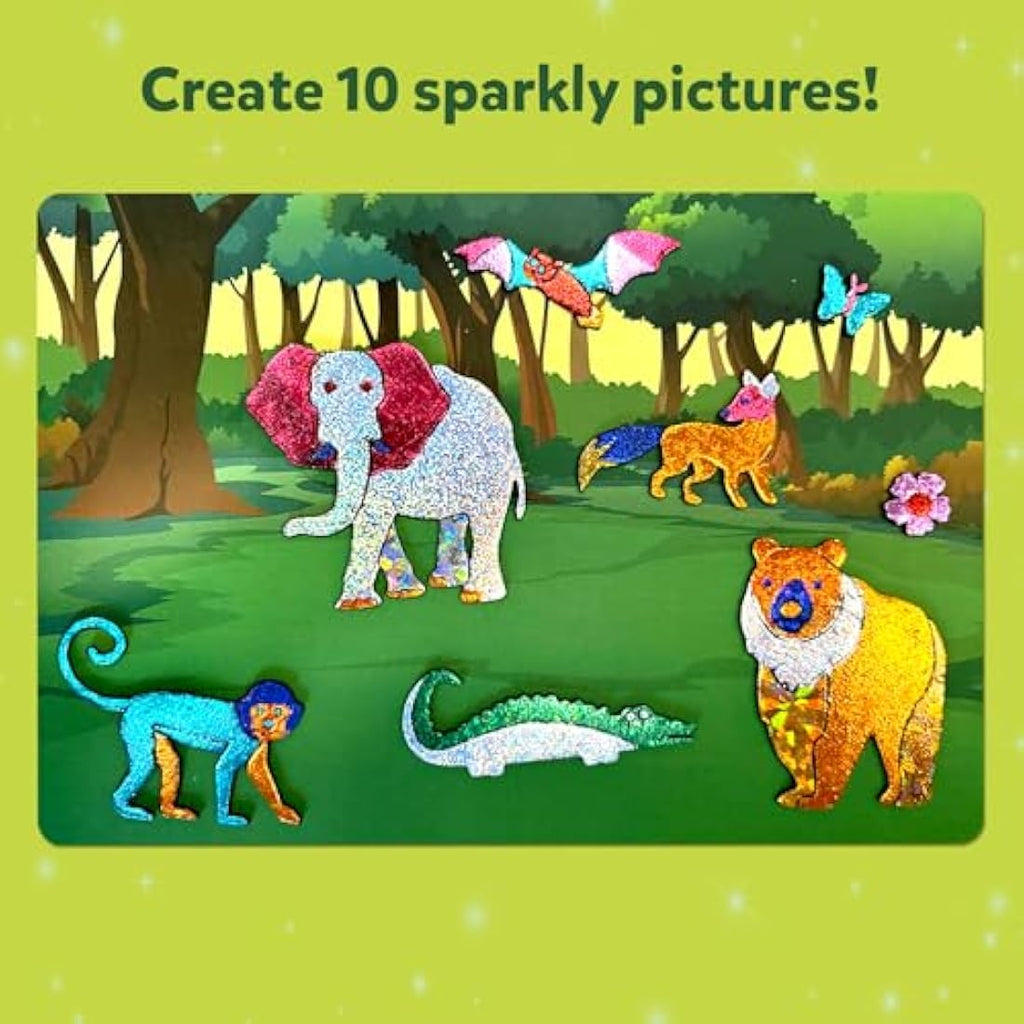 Skillmatics Foil Fun Animals Mega Pack – Mess-Free Art Kit for Kids