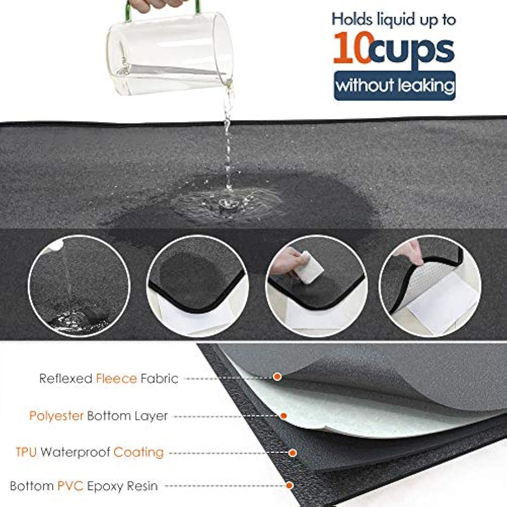 ULIGOTA Extra Large Washable Dog Pee Pad | 182x182cm Non-Slip Mat
