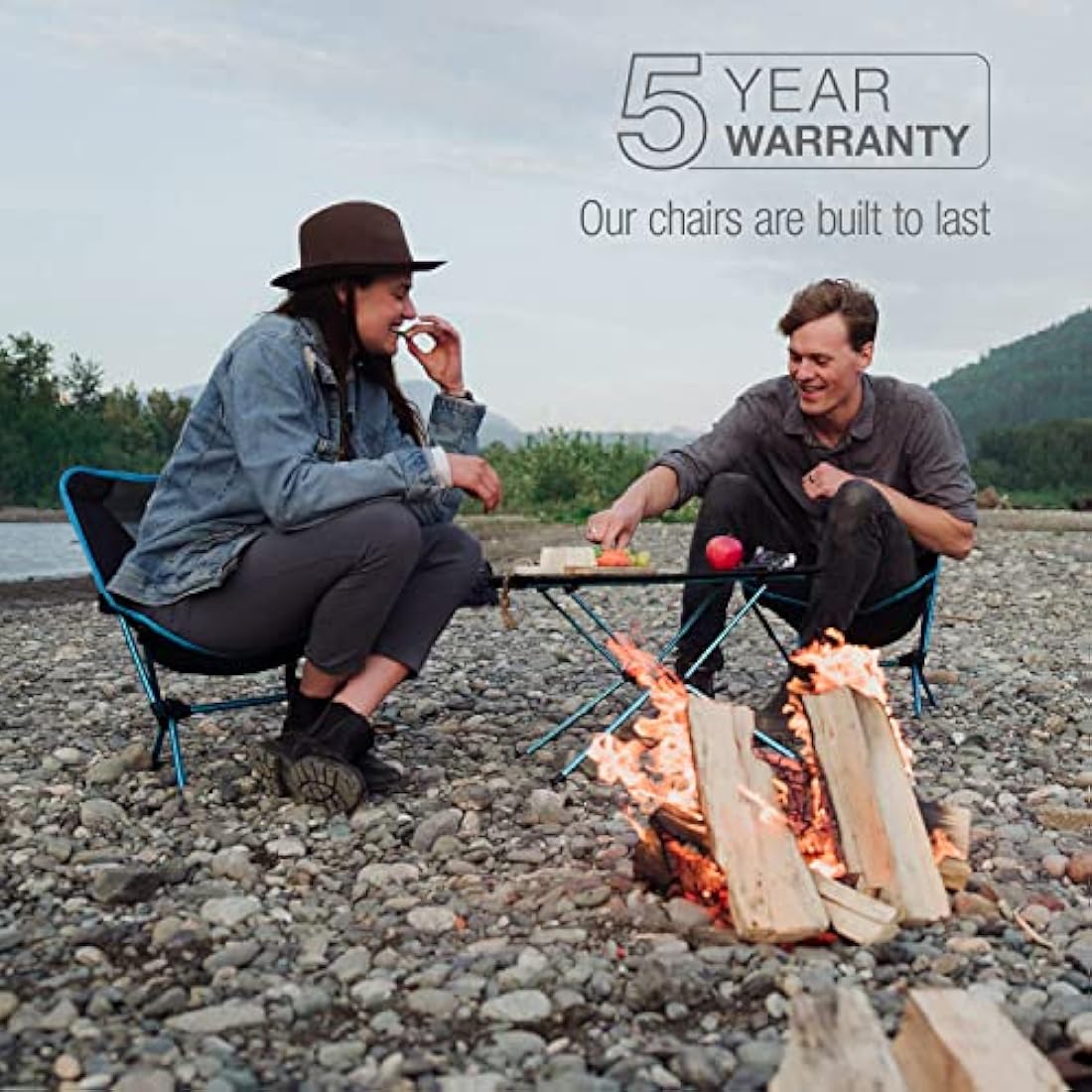 Helinox Chair One – Lightweight Collapsible Camping Chair, Coyote Tan