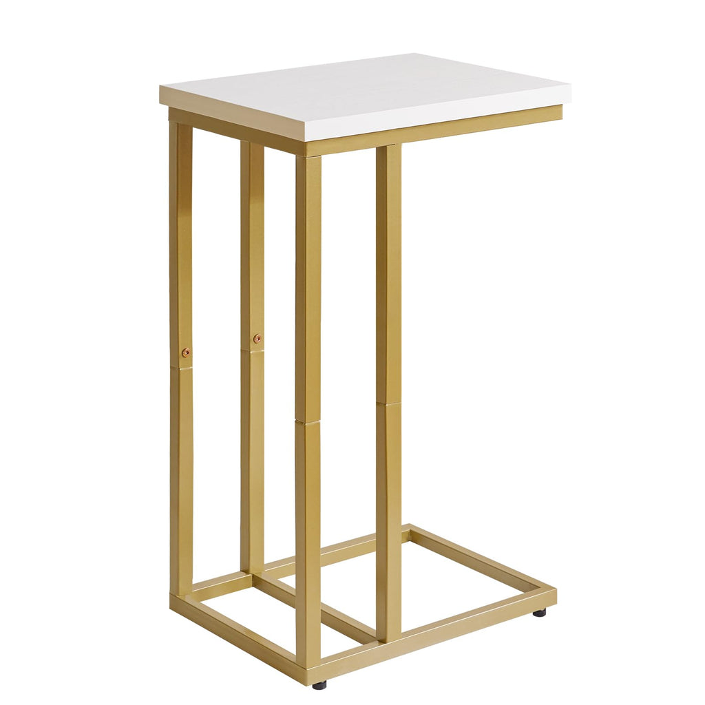 Aibiju Side Table C Shaped, Sofa End Table, Coffee Table for Small Space,Living Room, Bedroon, Balcony, Simple Structure, Modern - image 1