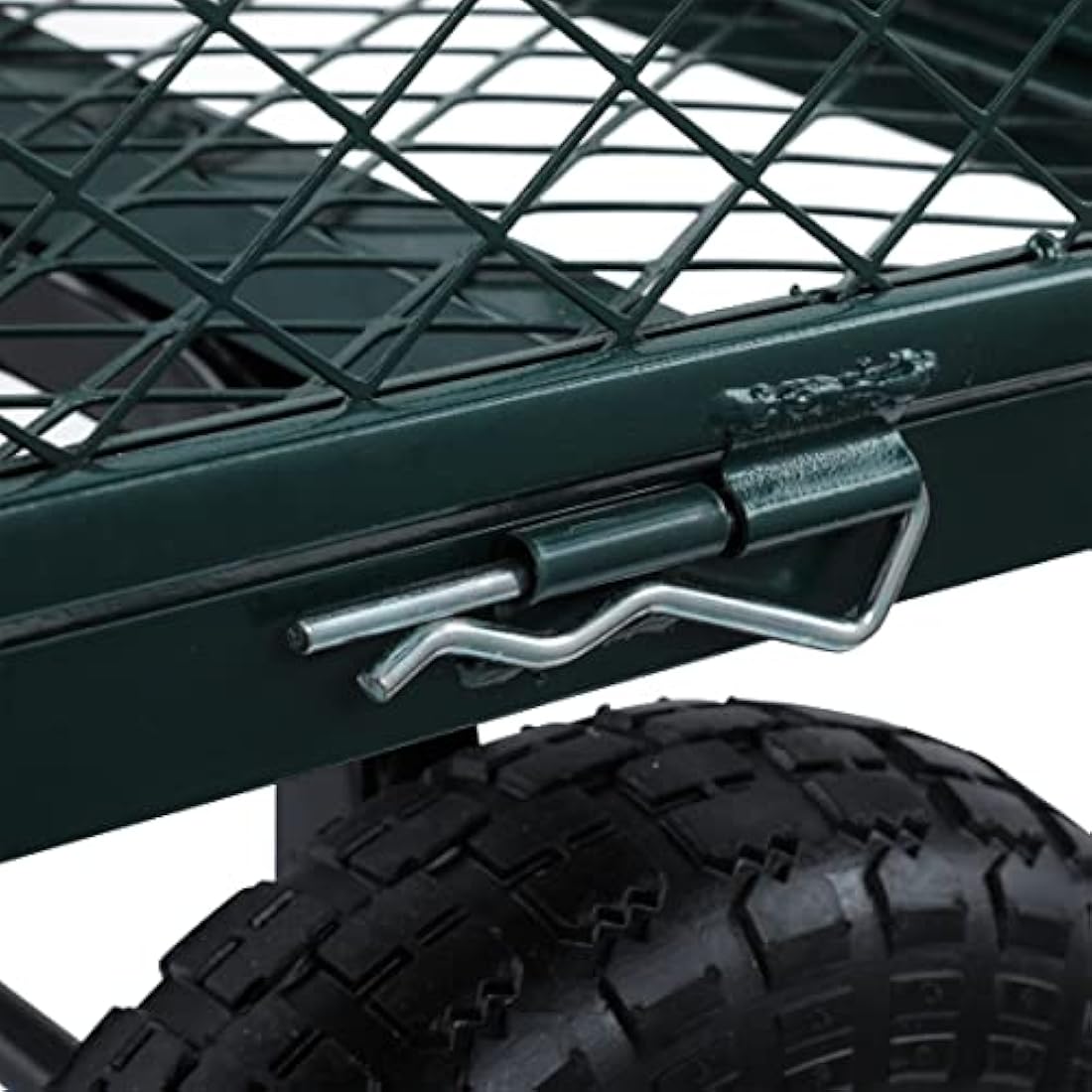 MOUNTALL Heavy Duty Garden Cart – 350kg Steel Mesh Utility Wagon