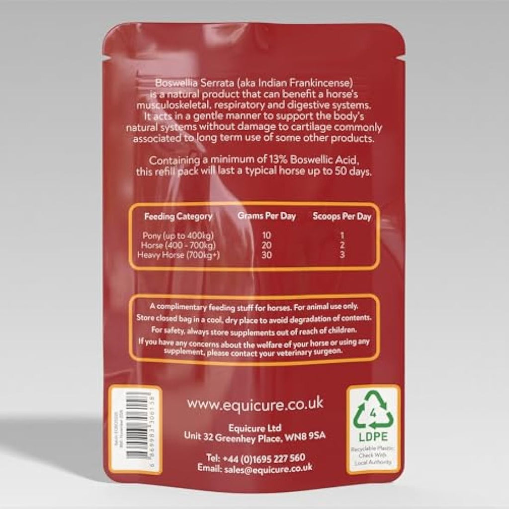 Equicure Boswellia Serrata Powder - Natural Horse Joint Supplement (1KG)