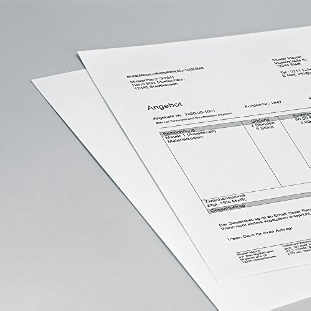 SIGEL TP111 A4 Thermal Paper Fanfold for Brother PJ Series - 250 Sheets