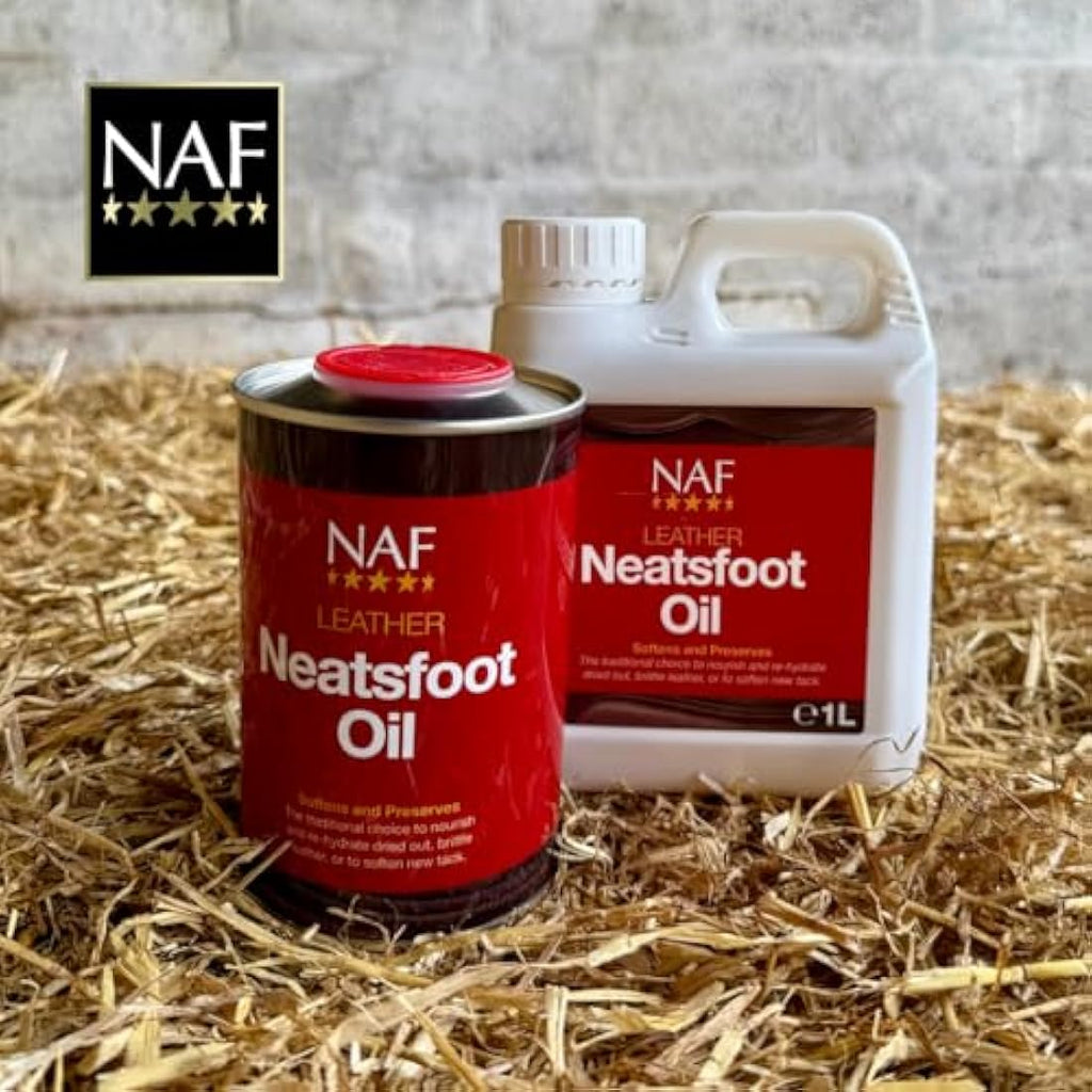 NAF Neatsfoot Oil Leather Conditioner for Saddles and Tack – 500ml