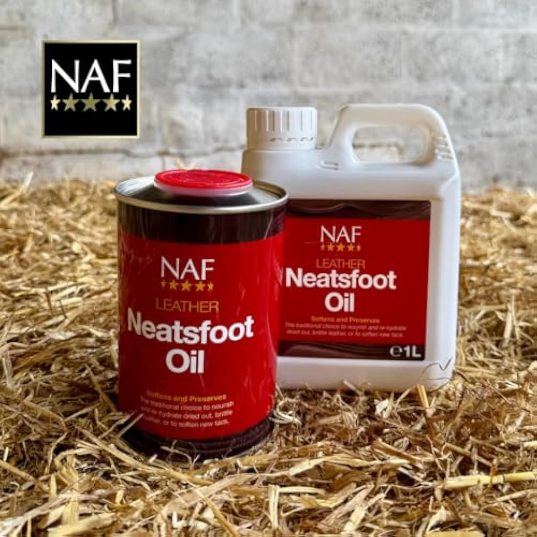 NAF Neatsfoot Oil Leather Conditioner for Saddles and Tack – 500ml