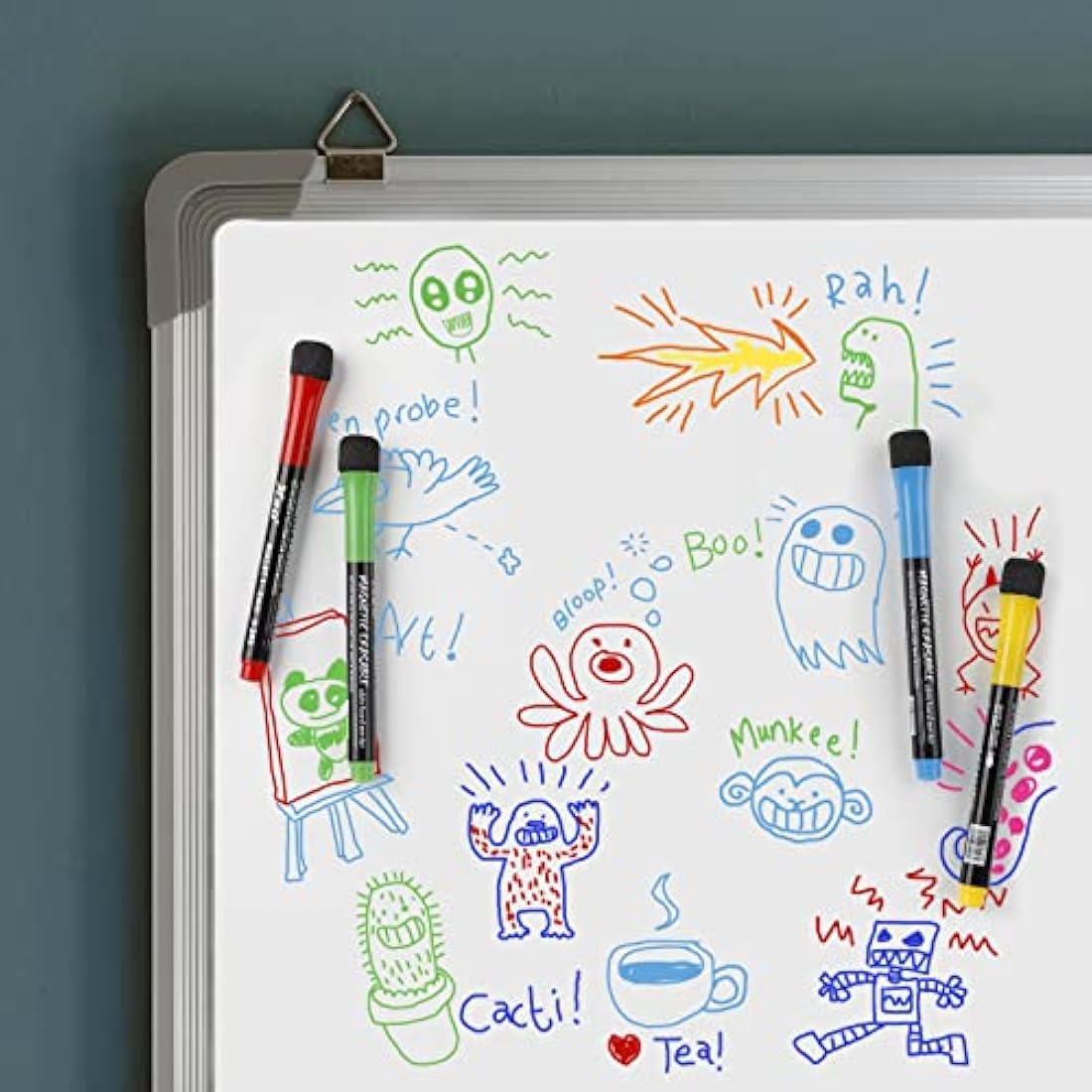 XSG Magnetic Dry Erase Markers – 12 Colors Fine Tip Whiteboard Pens