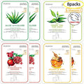 MEAROSA Vitamin C & Vegan Collagen Firming Facial Sheet Mask - 8 Pack