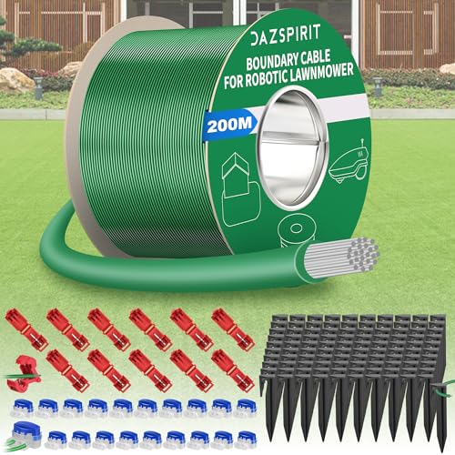 DazSpirit 200m Robot Lawnmower Boundary Cable Kit with Pegs & Connectors