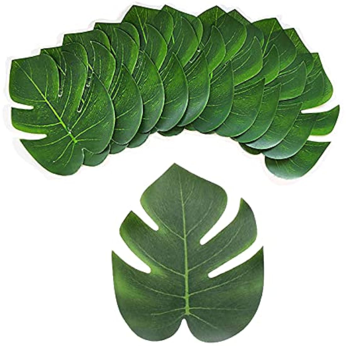 Jolof Store 12PCS Artificial Palm Leaves | Faux Monstera Jungle Decor