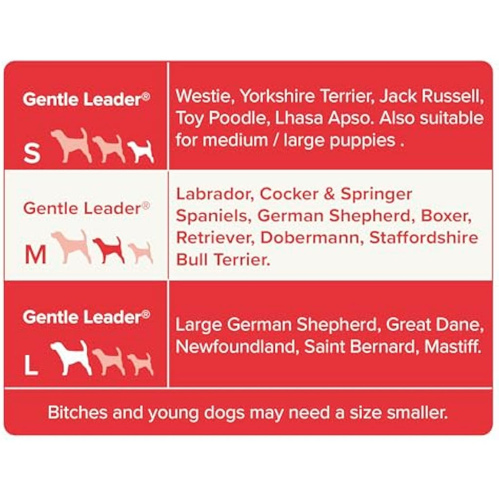 Beaphar Gentle Leader Head Collar – Medium Dog No-Pull Training Aid, Black