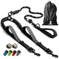 SparklyPets Double Dog Leash – Tangle-Free Bungee Dual Leash for 2 Dogs