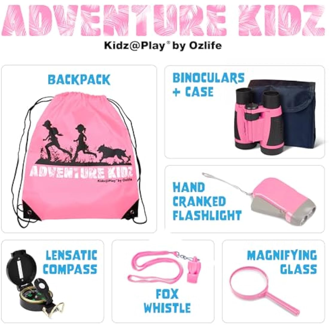 Jolof Store Kids Outdoor Exploration Kit | 6-Piece STEM Adventure Set