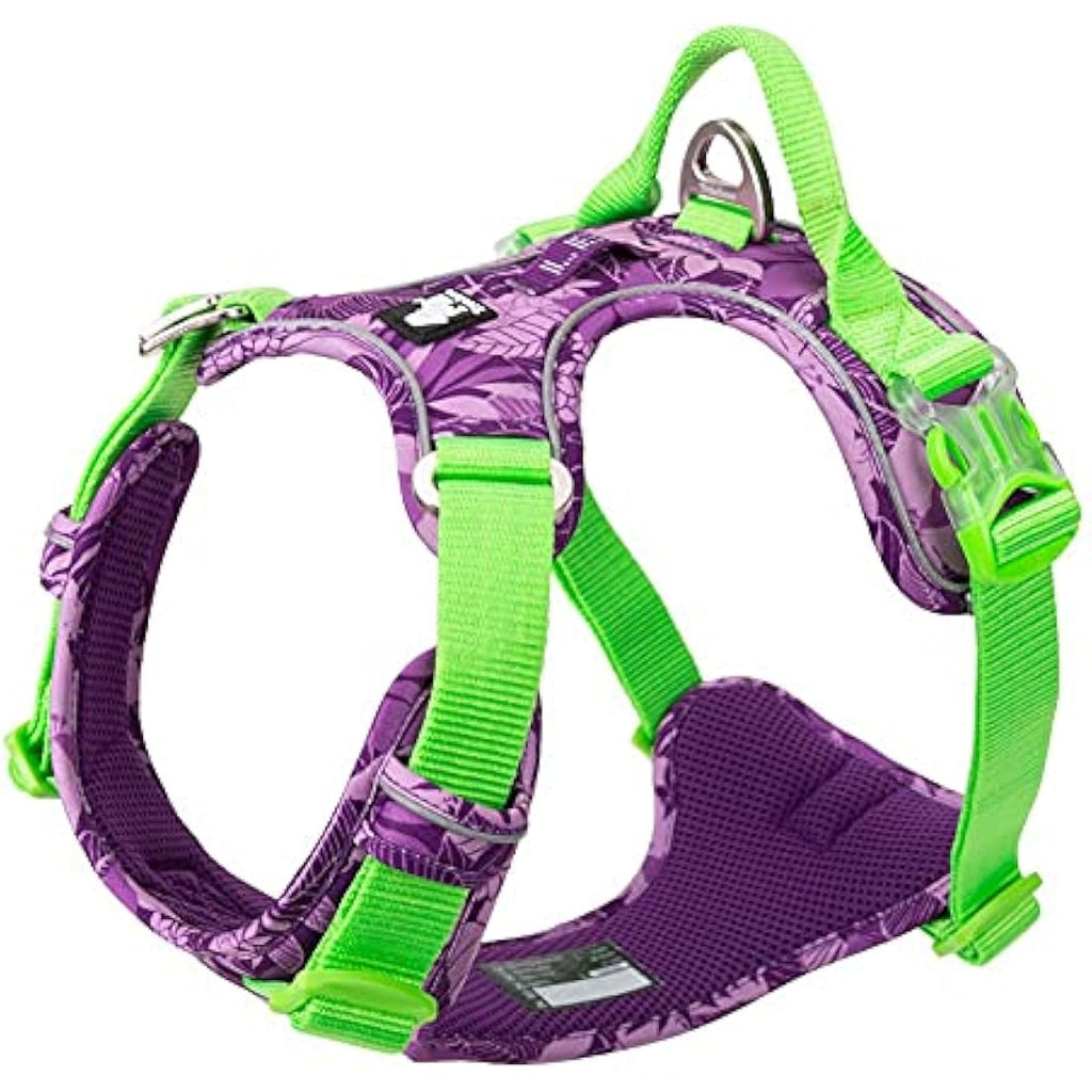 Jolof Store No Pull Dog Harness | Reflective Nylon Step-in Vest – Purple