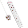 ExtraStar 4 Way Surge Protected Extension Lead with Individual Switches