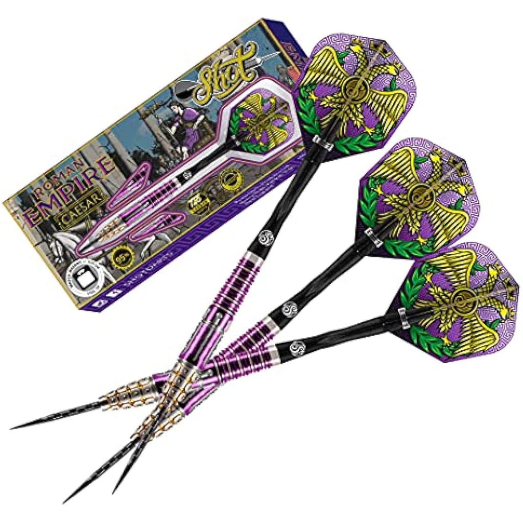 Shot! Darts Roman Empire Caesar 95% Tungsten Steel Tip Dart Set